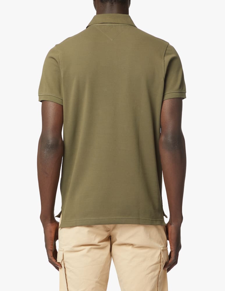 Tommy Hilfiger Slim short sleeve basic polo - green - picture 3 Tommy Hilfiger Slim short sleeve basic polo - green - picture 3