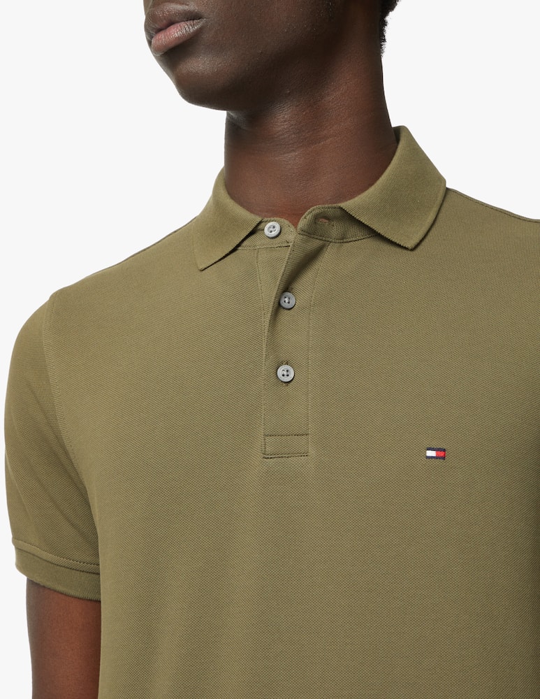Tommy Hilfiger Slim short sleeve basic polo - green - picture 4 Tommy Hilfiger Slim short sleeve basic polo - green - picture 4