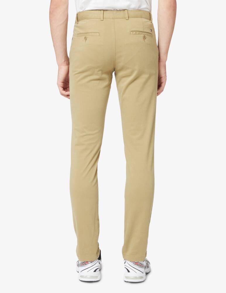 rinascente Tommy Hilfiger Pantalone chino bleecker slim satinato - verde