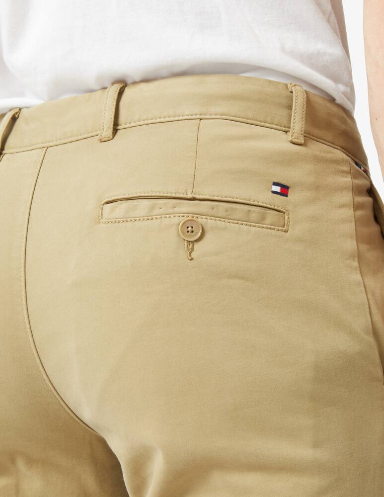 rinascente Tommy Hilfiger Pantalone chino bleecker slim satinato - verde