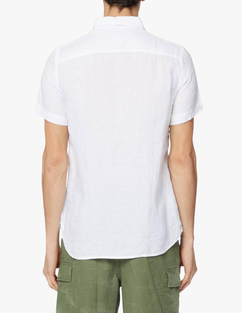 rinascente Tommy Hilfiger Linen short sleeve shirt - white