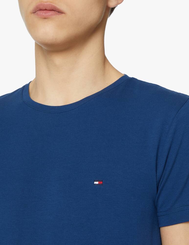 rinascente Tommy Hilfiger Maglietta girocollo slim basic loghino - blu