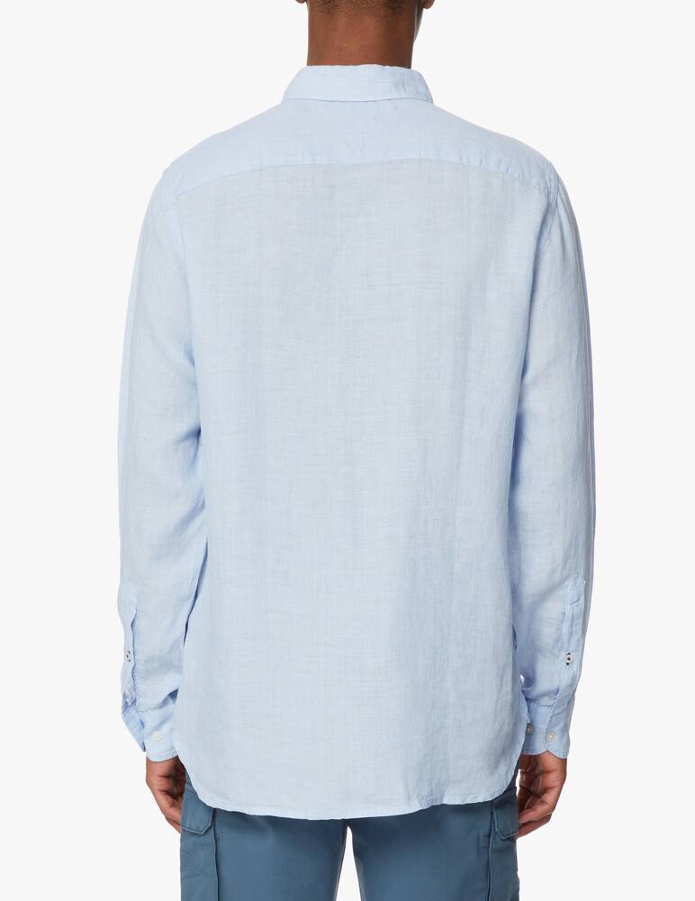 rinascente Tommy Hilfiger Linen regular shirt - light blue