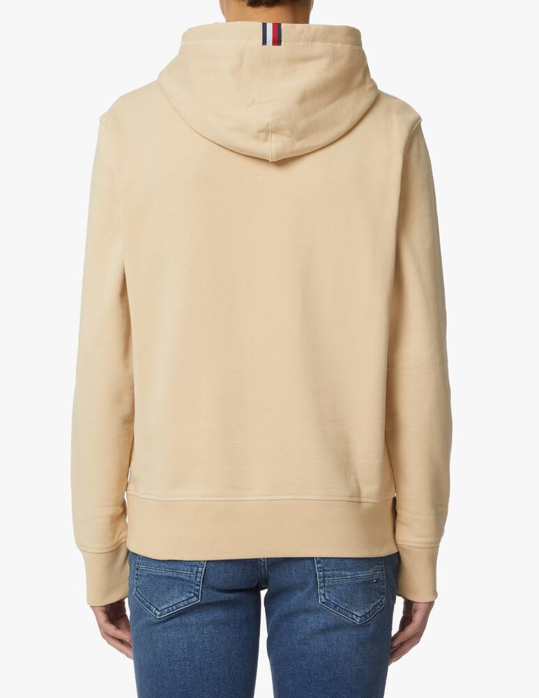 rinascente Tommy Hilfiger Felpa con cappuccio logo circle icon - beige