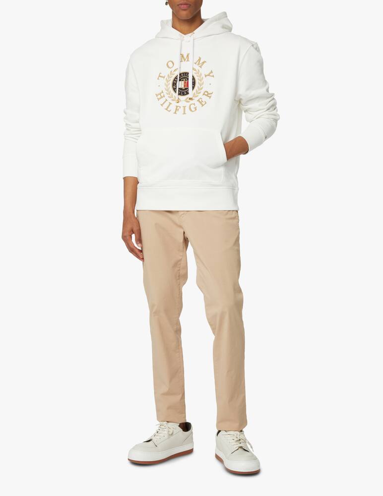 rinascente Tommy Hilfiger Hoodie logo circle icon - white
