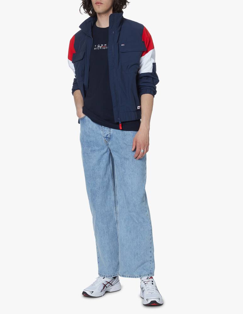 rinascente Tommy Hilfiger Maglietta girocollo logo quadrato - blu