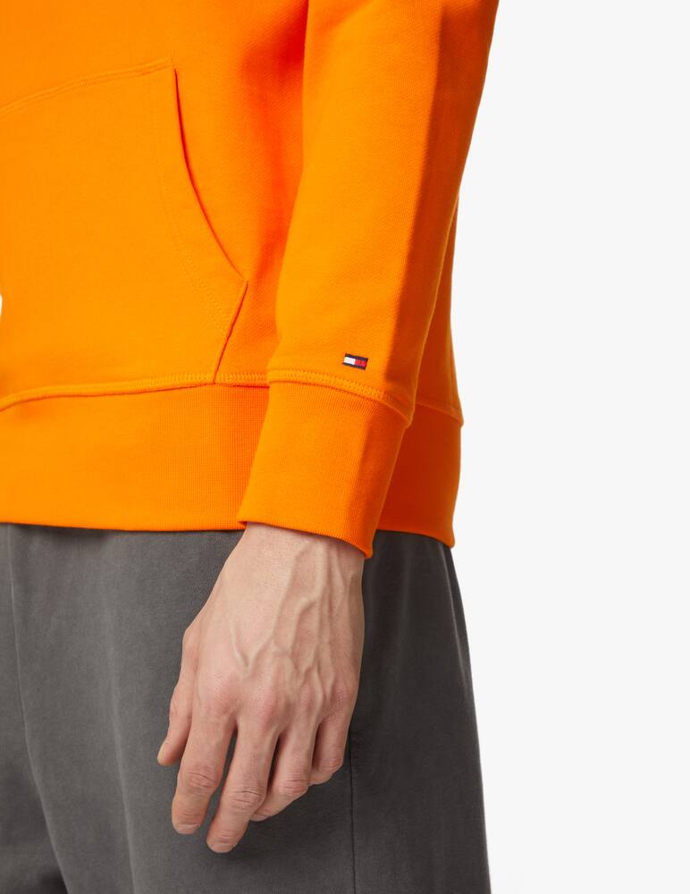 rinascente Tommy Hilfiger Felpa con cappuccio logo square - arancione