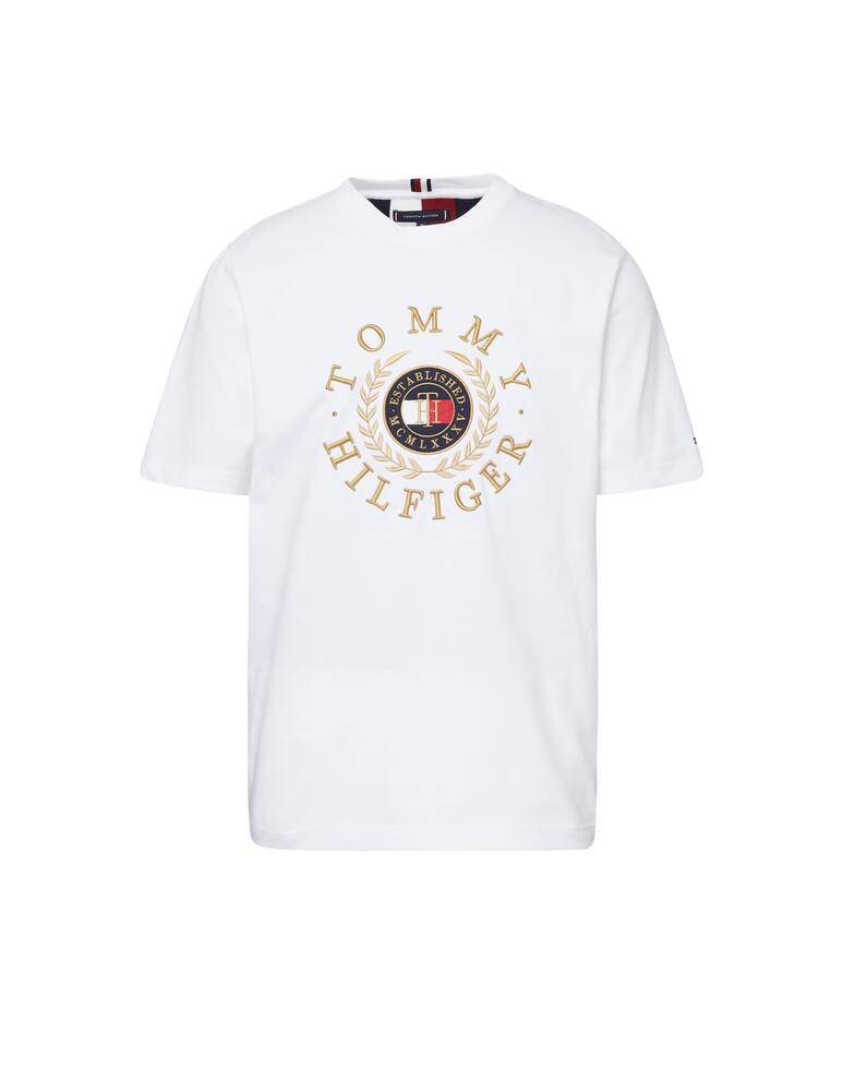 Tommy Hilfiger Roundneck t-shirt circle icon logo - white - picture 5 Tommy Hilfiger Roundneck t-shirt circle icon logo - white - picture 5