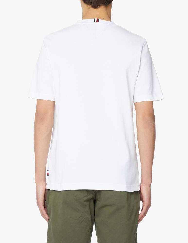 Tommy Hilfiger Roundneck t-shirt circle icon logo - white - picture 3 Tommy Hilfiger Roundneck t-shirt circle icon logo - white - picture 3