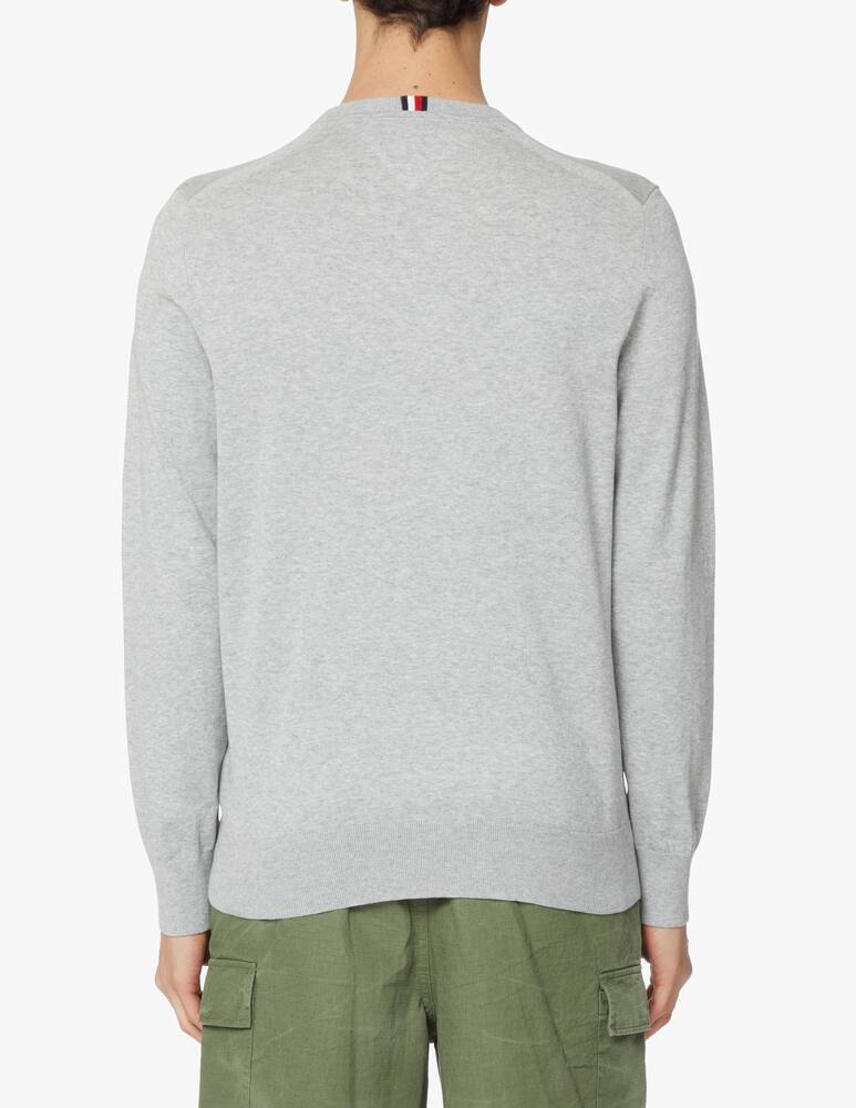rinascente Tommy Hilfiger Cotton roundneck sweater - grey