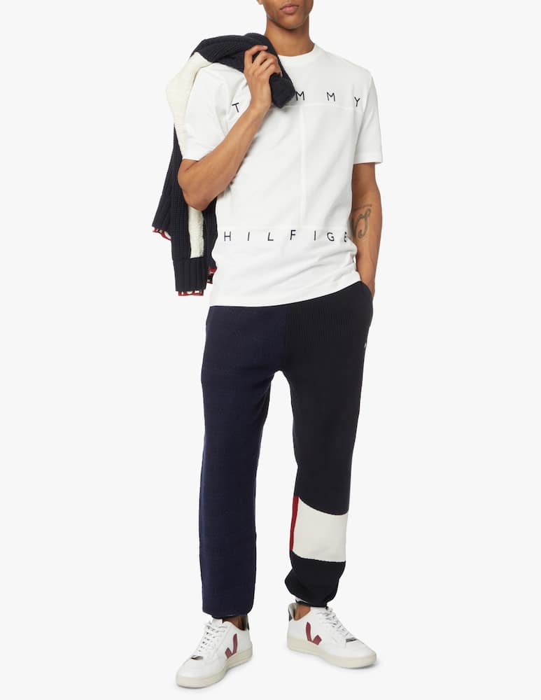 rinascente Tommy Hilfiger Roundneck t-shirt large flag - white