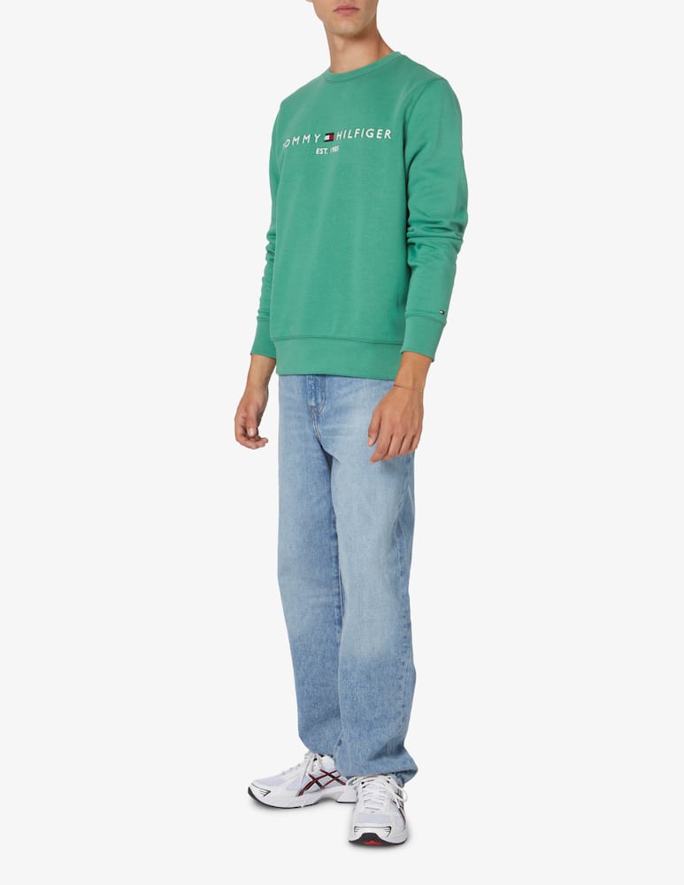 Tommy Hilfiger Logo lettering sweatshirt - Green - picture 2 Tommy Hilfiger Logo lettering sweatshirt - Green - picture 2