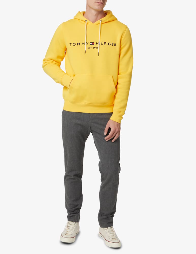 rinascente Tommy Hilfiger Felpa con cappuccio logo scritta - Giallo