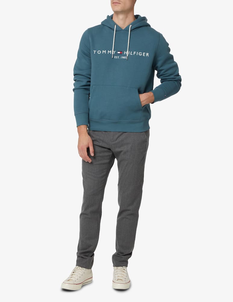 rinascente Tommy Hilfiger Logo lettering hoodie - Blue
