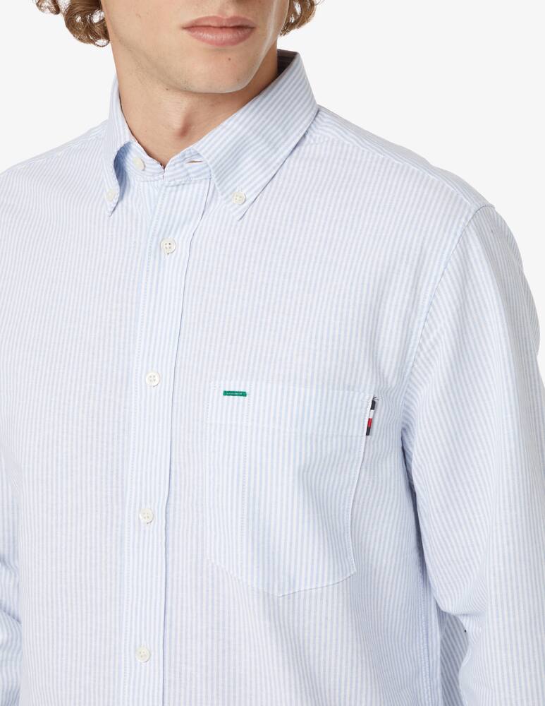 rinascente Tommy Hilfiger Striped poplin ithaca shirt - White