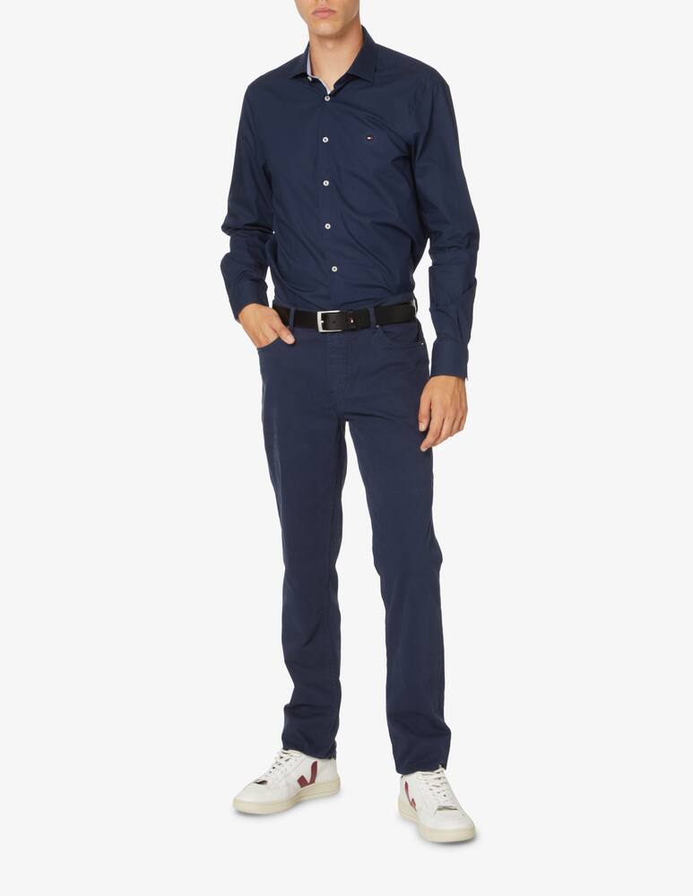 rinascente Tommy Hilfiger Popeline slim shirt - navy