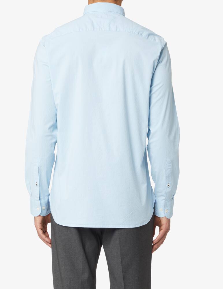 rinascente Tommy Hilfiger Camicia manica lunga bastoncino poplin ithaca - Azzurro