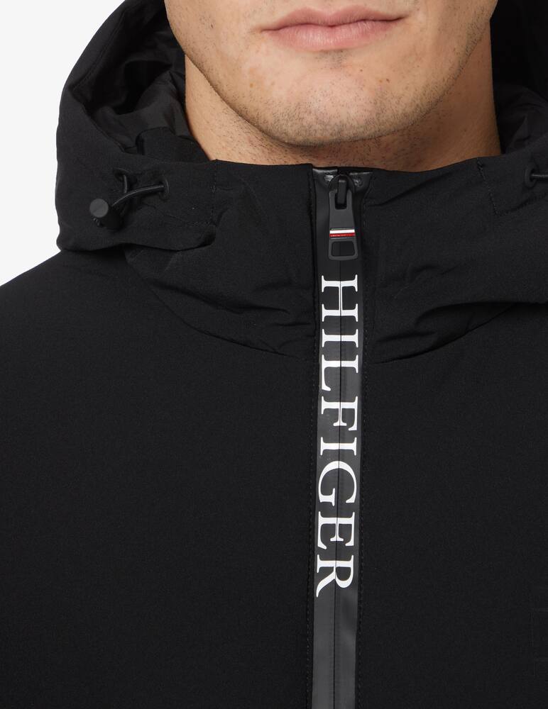 rinascente Tommy Hilfiger Giacca con cappuccio stretch padded - Nero