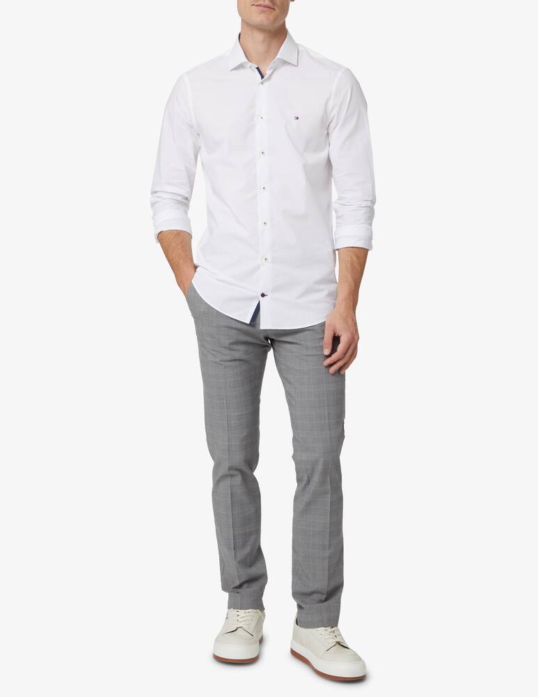 rinascente Tommy Hilfiger Camicia slim fit in popeline - bianco