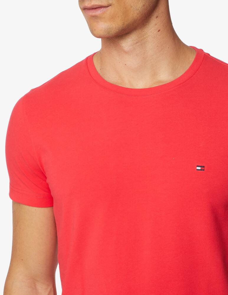 rinascente Tommy Hilfiger Maglietta manica corta loghino petto flag - Rosso