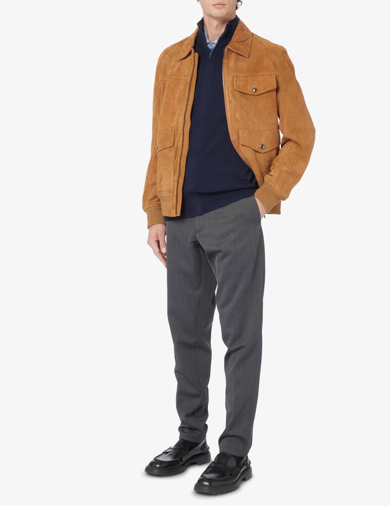 rinascente Tommy Hilfiger Giacca bomber con taschino suede - Marrone