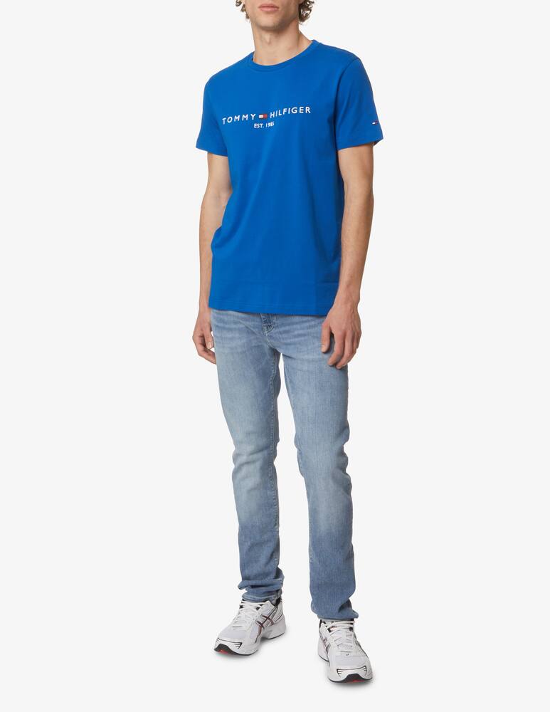 rinascente Tommy Hilfiger Maglietta manica corta logo scritta - Blu