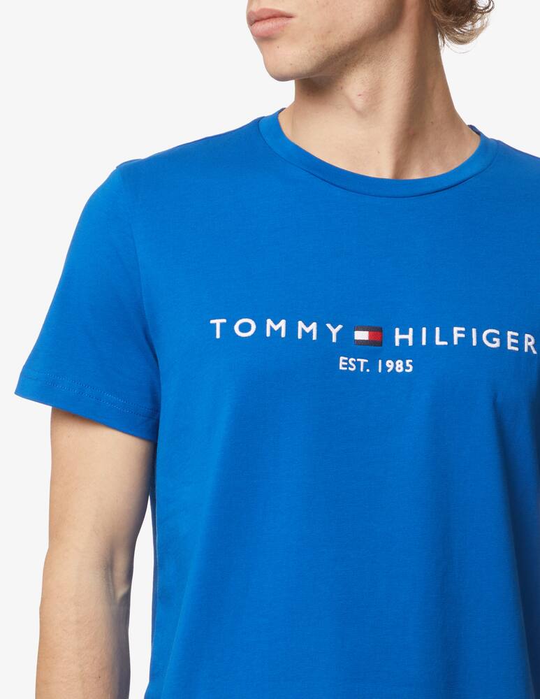 rinascente Tommy Hilfiger Maglietta manica corta logo scritta - Blu