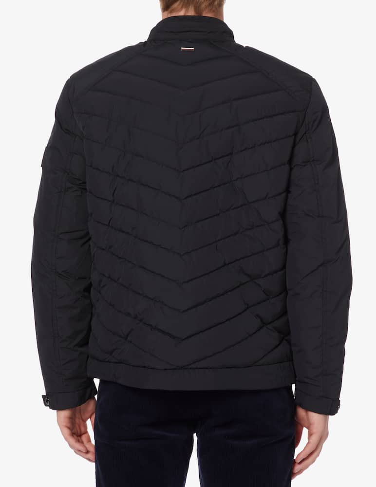 rinascente Tommy Hilfiger Raced puffer jacket - Black