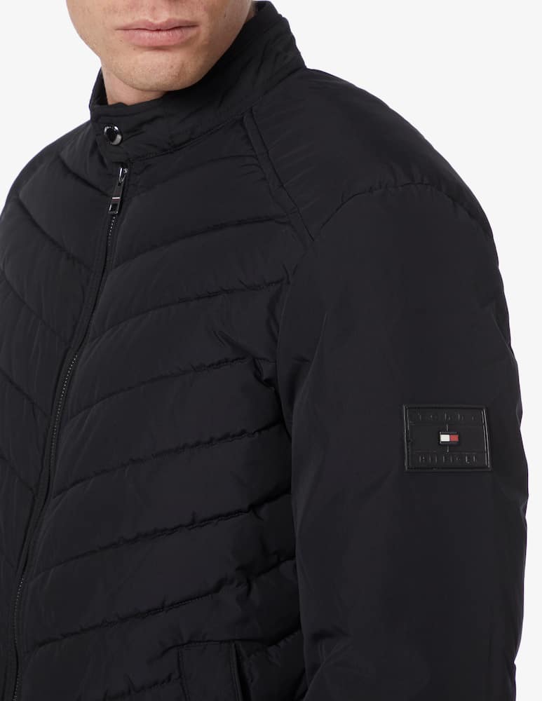 rinascente Tommy Hilfiger Raced puffer jacket - Black