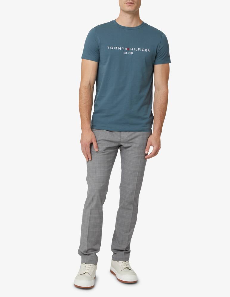 rinascente Tommy Hilfiger Maglietta manica corta logo scritta - Blu