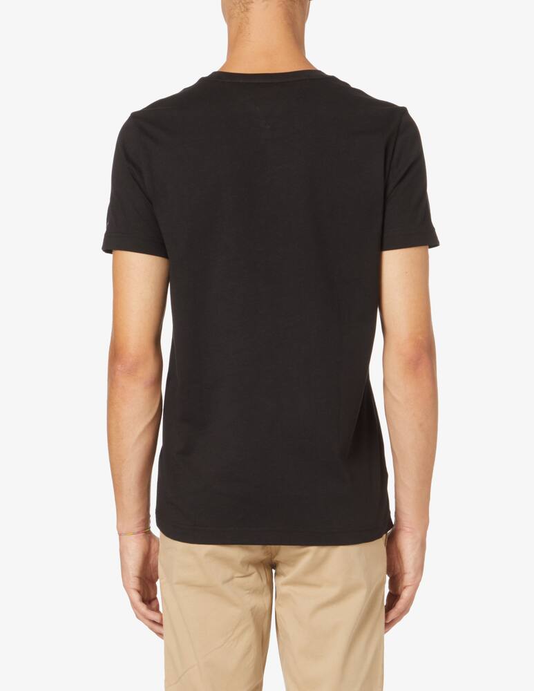 rinascente Tommy Hilfiger Linear flag logo t-shirt - Black