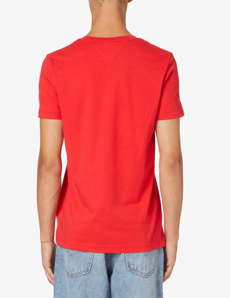 rinascente Tommy Hilfiger Linear flag logo t-shirt - Red