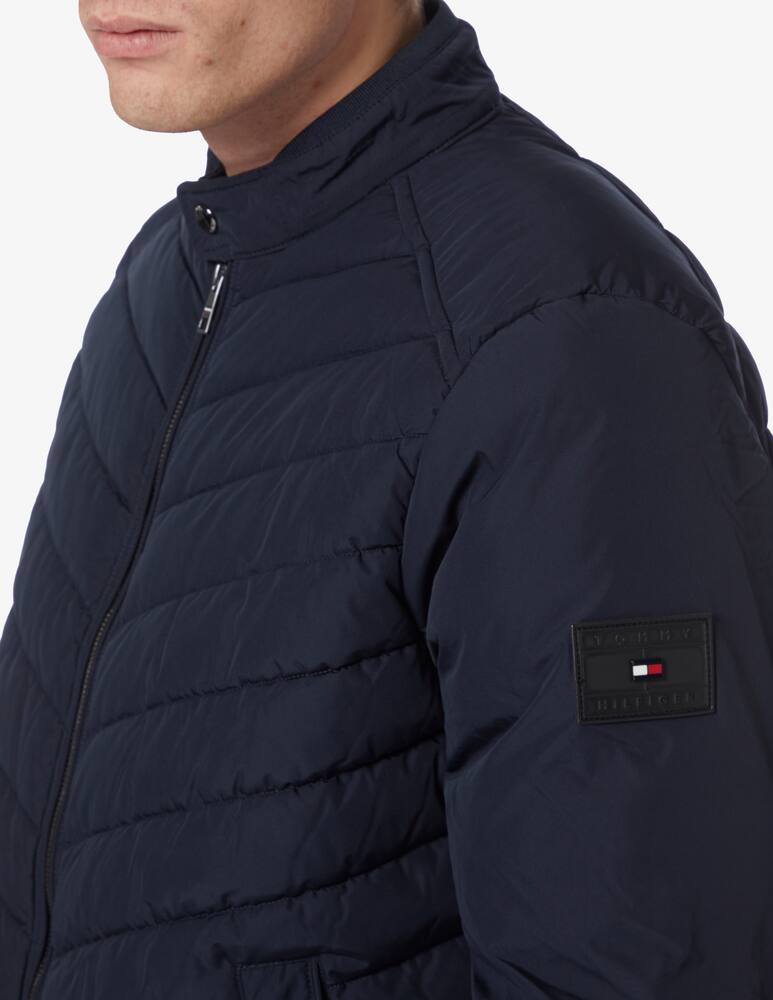 rinascente Tommy Hilfiger Raced puffer jacket - Blue