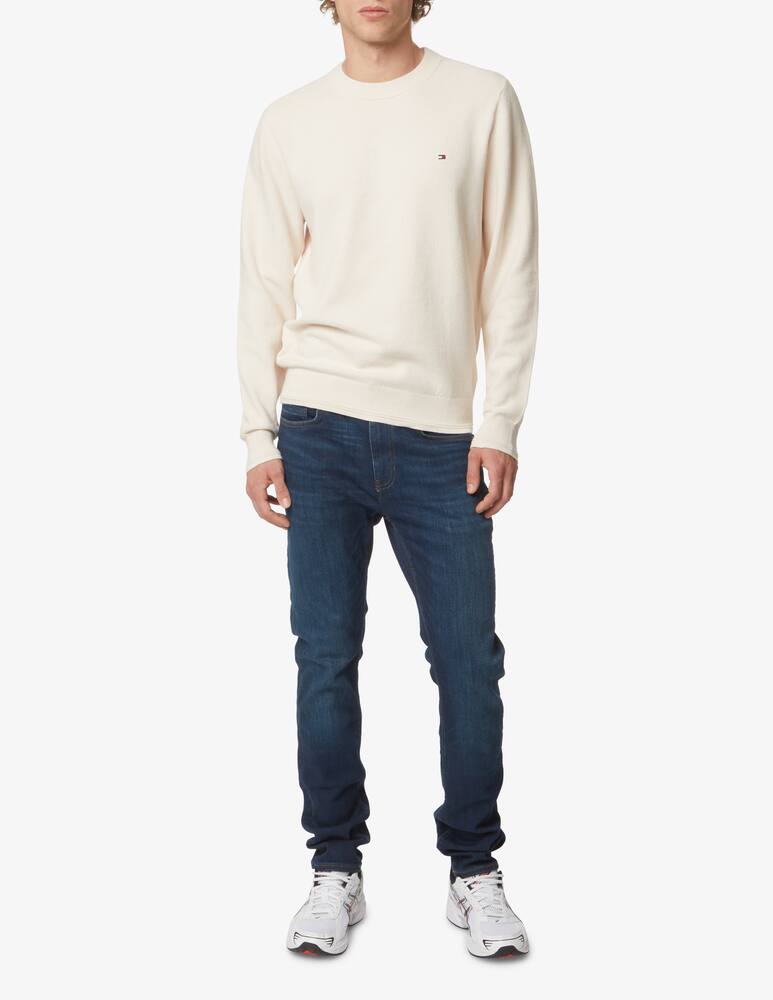 rinascente Tommy Hilfiger Structured cotton sweater - Beige