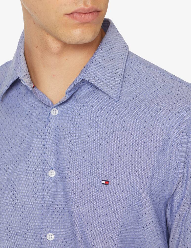 rinascente Tommy Hilfiger Camicia manica lunga dobby pois - Blu