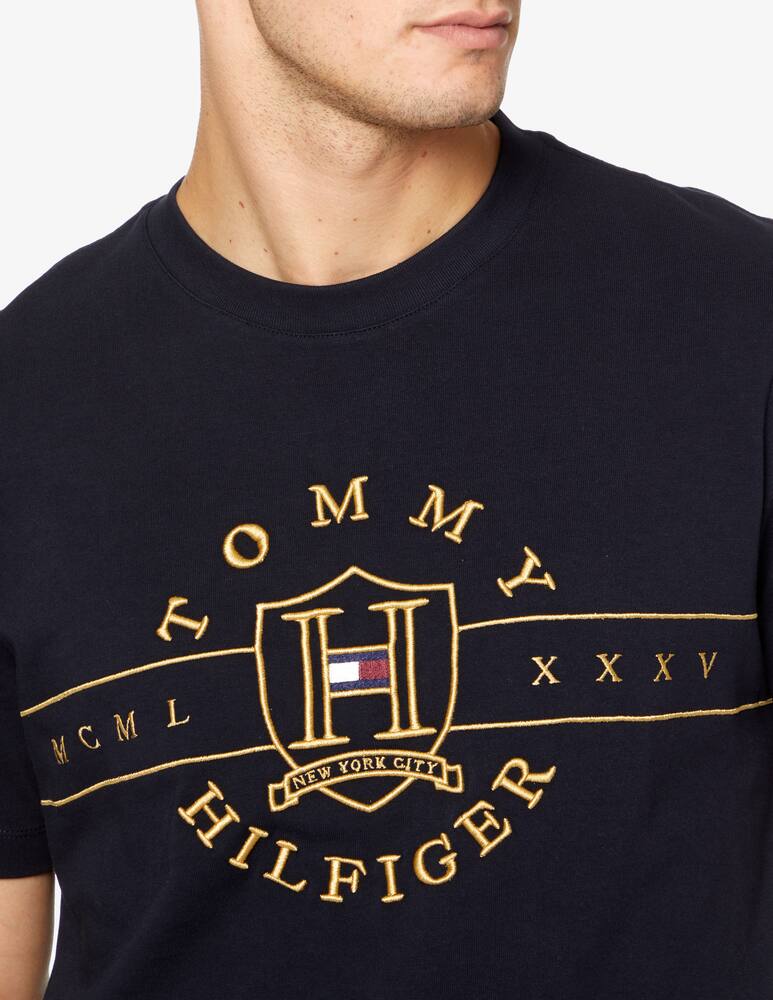 rinascente Tommy Hilfiger Maglietta manica corta logo icon - Blu