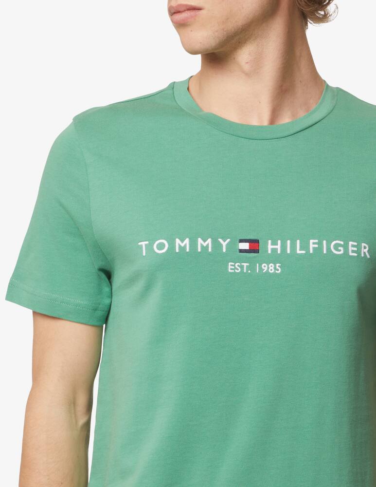 rinascente Tommy Hilfiger Maglietta manica corta logo scritta - Verde