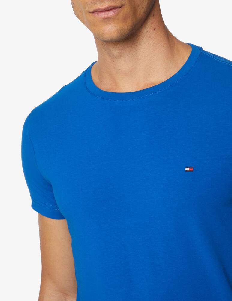 Tommy Hilfiger Maglietta manica corta loghino petto flag - Blu - immagine 4 Tommy Hilfiger Maglietta manica corta loghino petto flag - Blu - immagine 4
