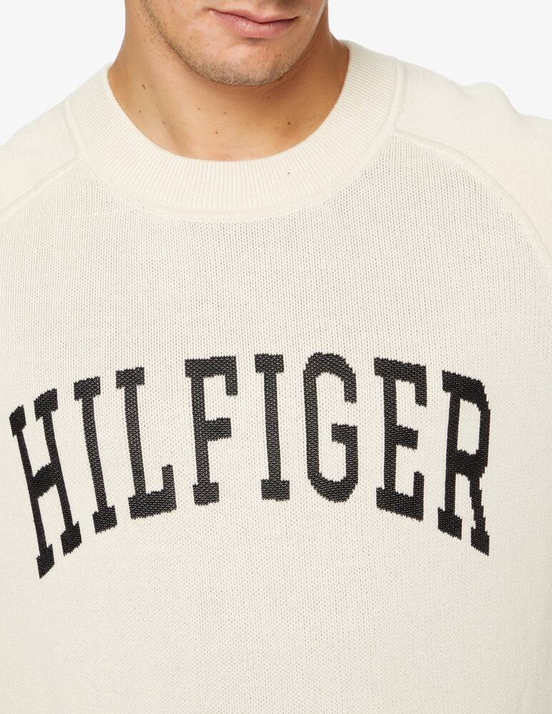 rinascente Tommy Hilfiger Washed cotton archived sweater - White