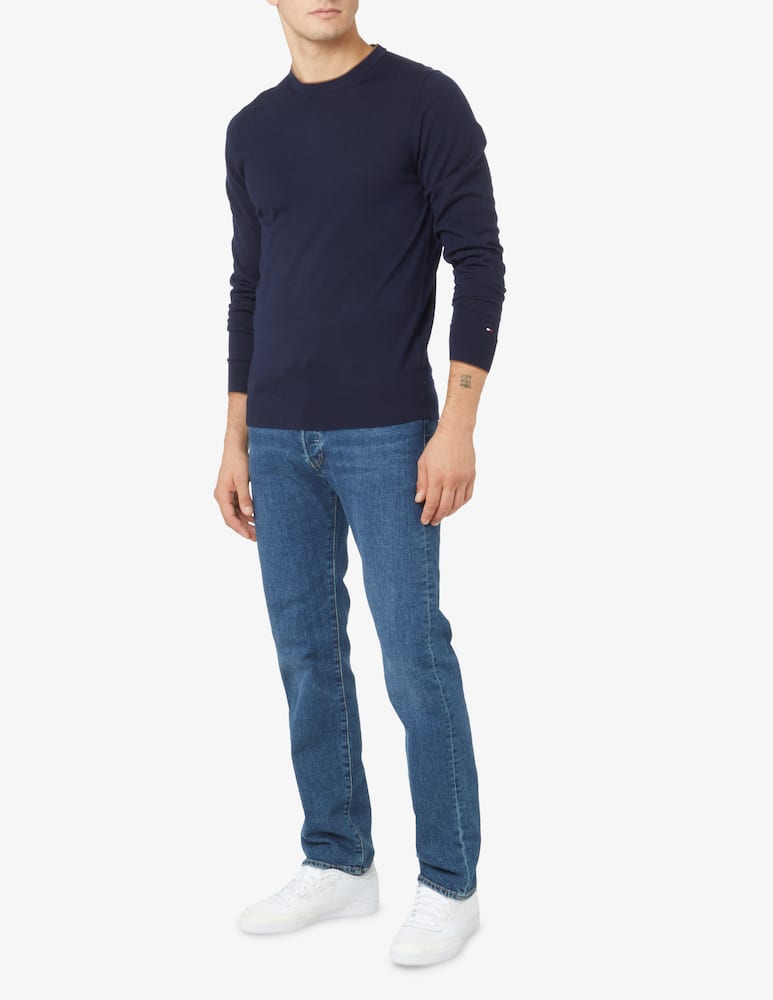 rinascente Tommy Hilfiger Maglia girocollo merino collo capovolto - Blu