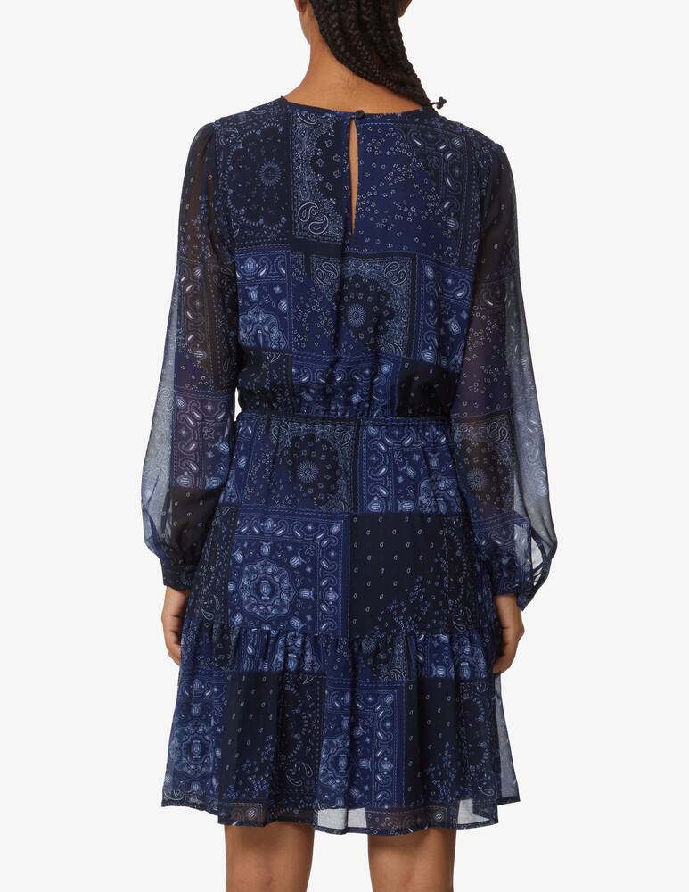 rinascente Tommy Hilfiger Paisley mini dress - Blue