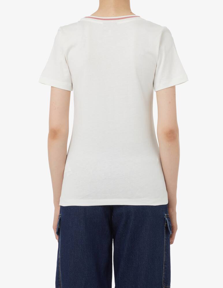 Tommy Hilfiger Icon slim crewneck top - White - picture 3