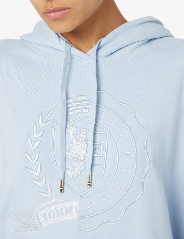 rinascente Tommy Hilfiger Icon relaxed hoodie - Light blue