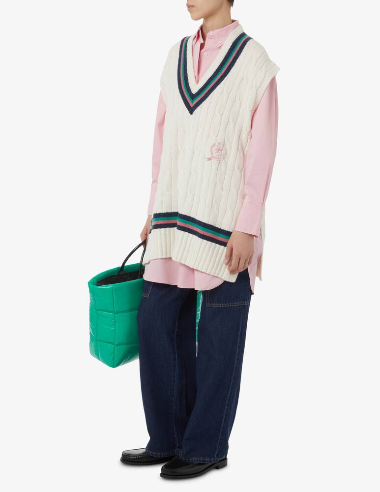 Tommy Hilfiger Icon v-neck vest sweater - Pink - picture 2 Tommy Hilfiger Icon v-neck vest sweater - Pink - picture 2