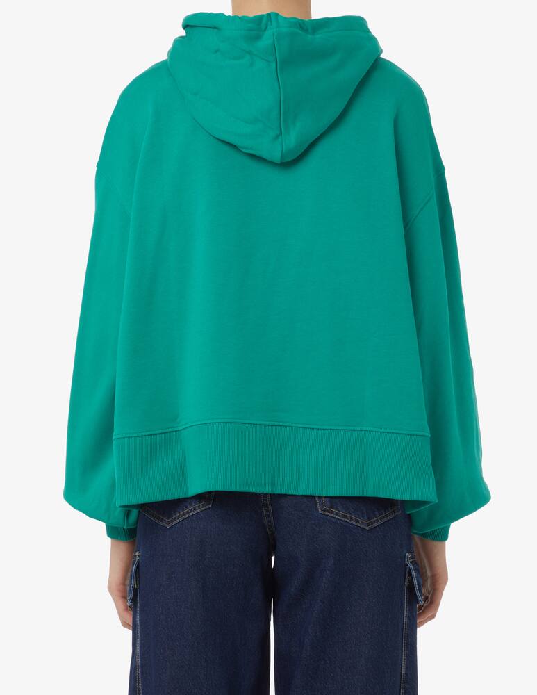 rinascente Tommy Hilfiger Felpa overzied con cappuccio Icon - Verde