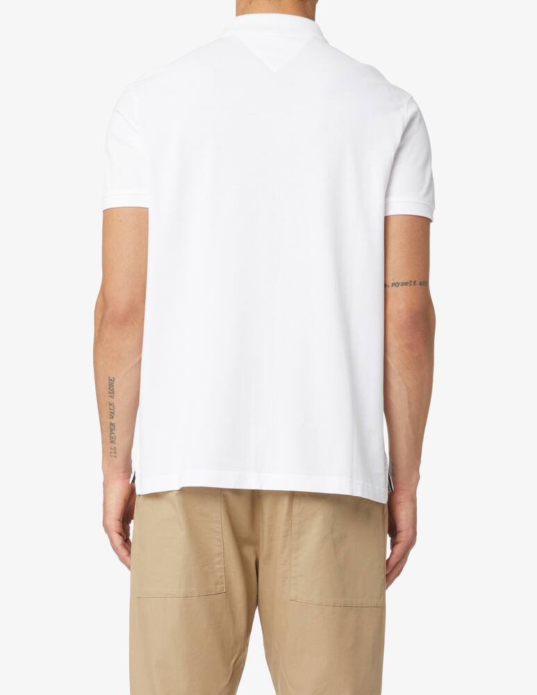 rinascente Tommy Hilfiger Polo manica corta regular flag bottoni - Bianco