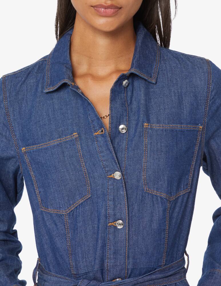 rinascente Tommy Hilfiger Abito midi Fitflare con cintura - Blu