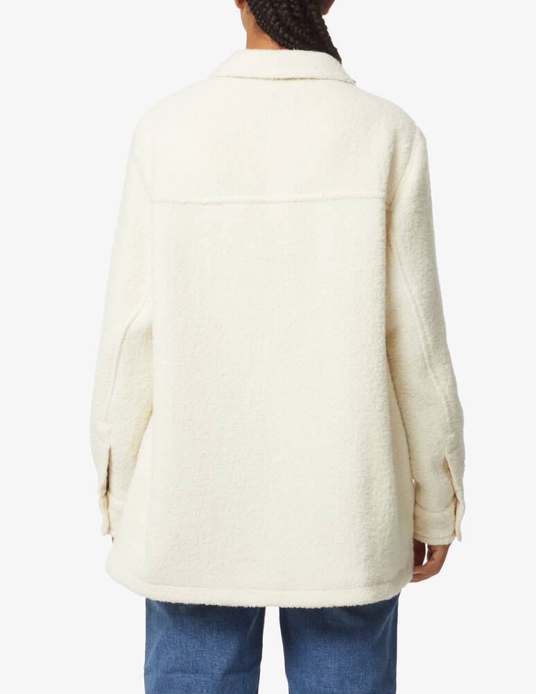 rinascente Tommy Hilfiger Boucle wool blend overshirt - White