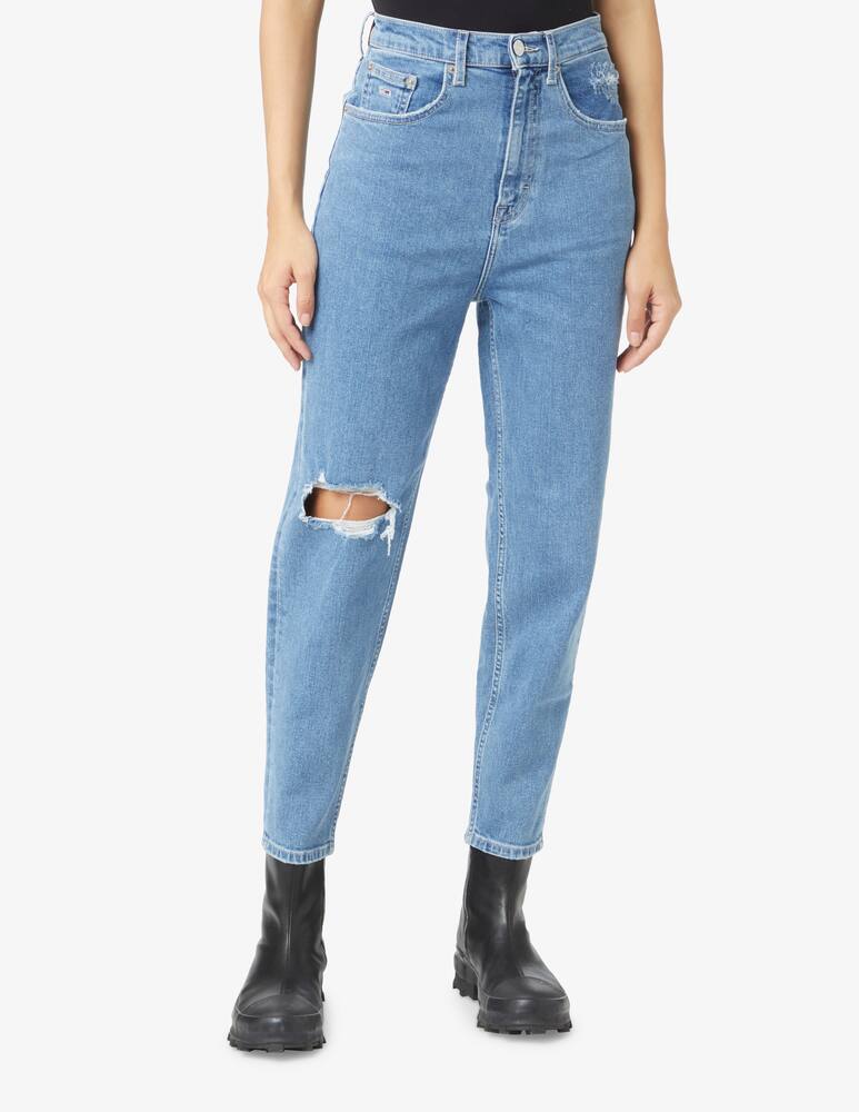rinascente Tommy Jeans High rise mom jeans with tears - Blue