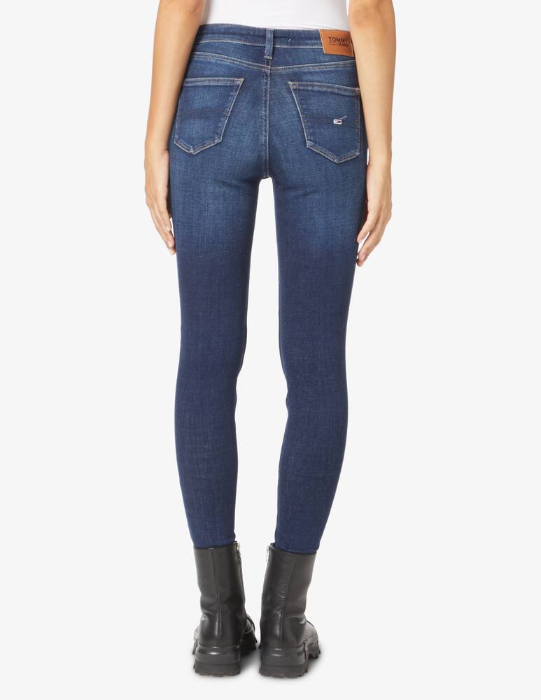 rinascente Tommy Jeans Jeans skinny a vita alta Nora - Blu